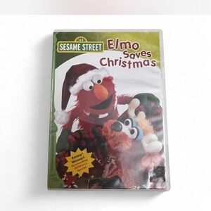 Sesame Street Elmo Saves Christmas DVD - Green and Red